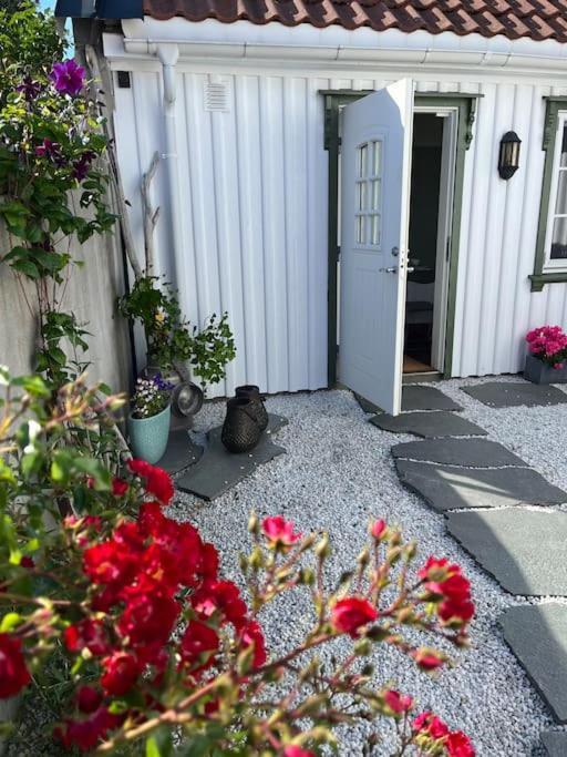 Idyllisk Lite Anneks Med Enestaende Uteplass Larvik Exteriör bild
