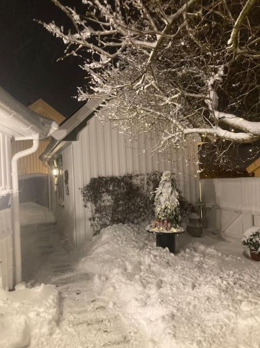 Idyllisk Lite Anneks Med Enestaende Uteplass Larvik Exteriör bild